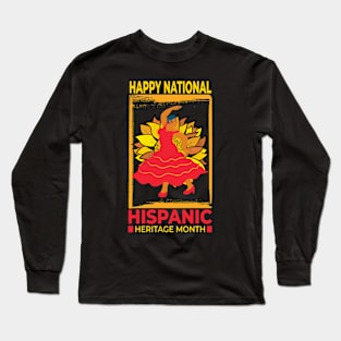 National Hispanic Heritage Month Sunflower Long Sleeve T-Shirt